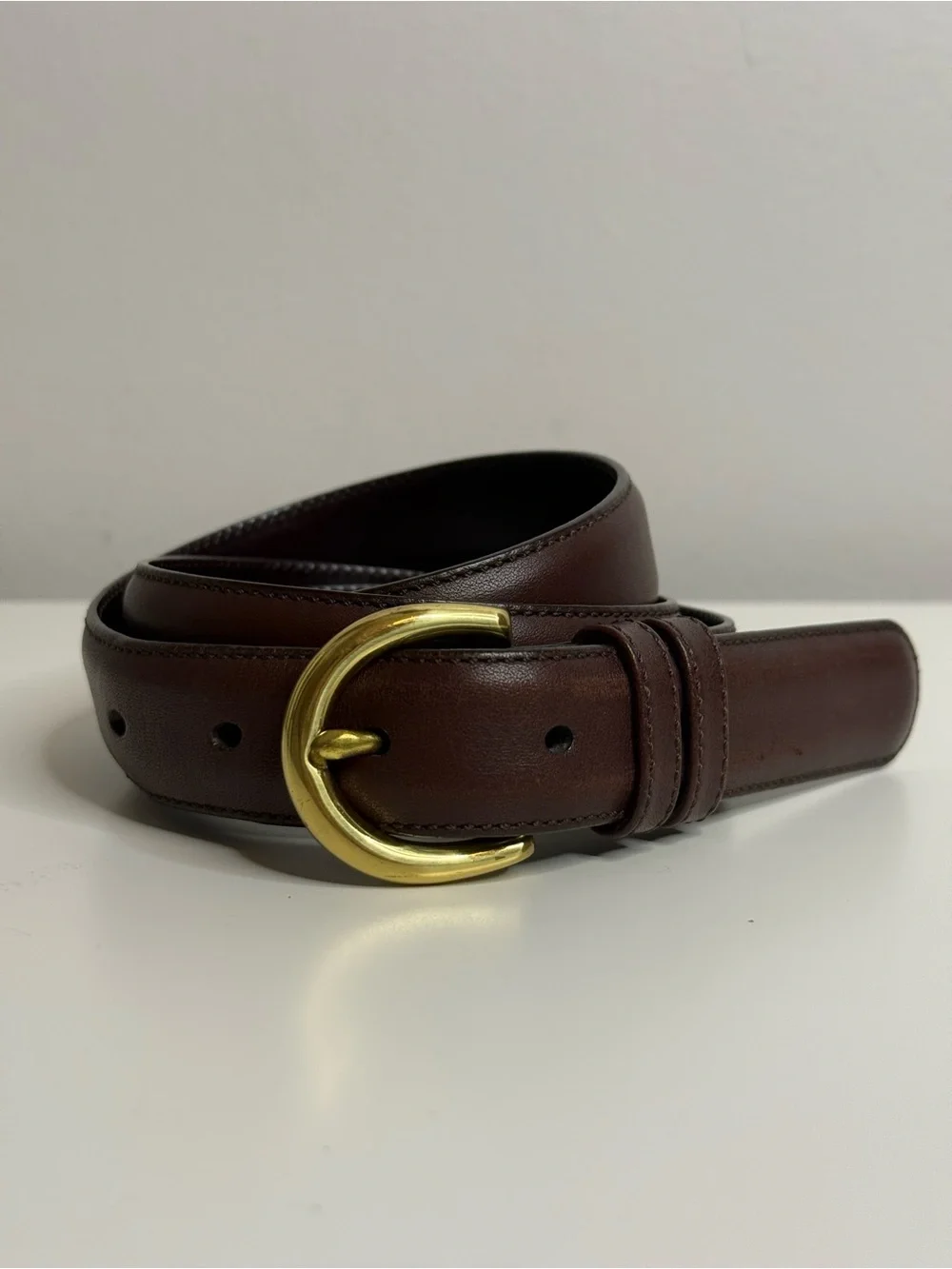 Coach | Accessories | Coach Vintage Dark Brown Leather Belt  display picture 3